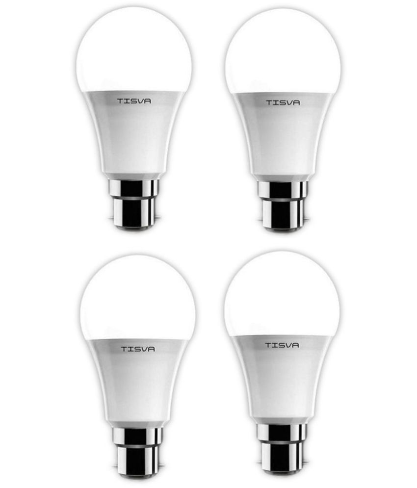     			Tisva 12W Cool Day Light LED Bulb ( Pack of 4 )