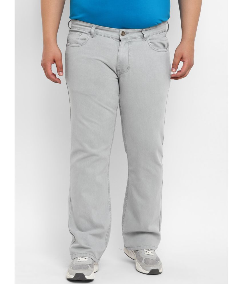     			Urbano Plus Regular Fit Basic Men's Jeans - Grey Melange ( Pack of 1 )