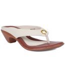 Bata Beige Women's Sandal Heels