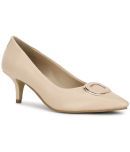 Bata Beige Women's Sandal Heels