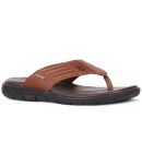 Bata Brown Men's Thong Flip Flop