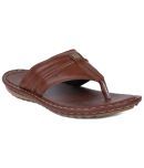 Bata Brown Men's Thong Flip Flop