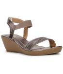 Bata Brown Women's Sandal Heels