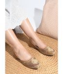 JM Looks Beige Women's Casual Ballerinas