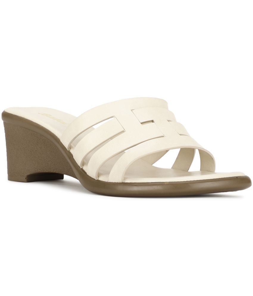     			Bata Beige Women's Sandal Heels