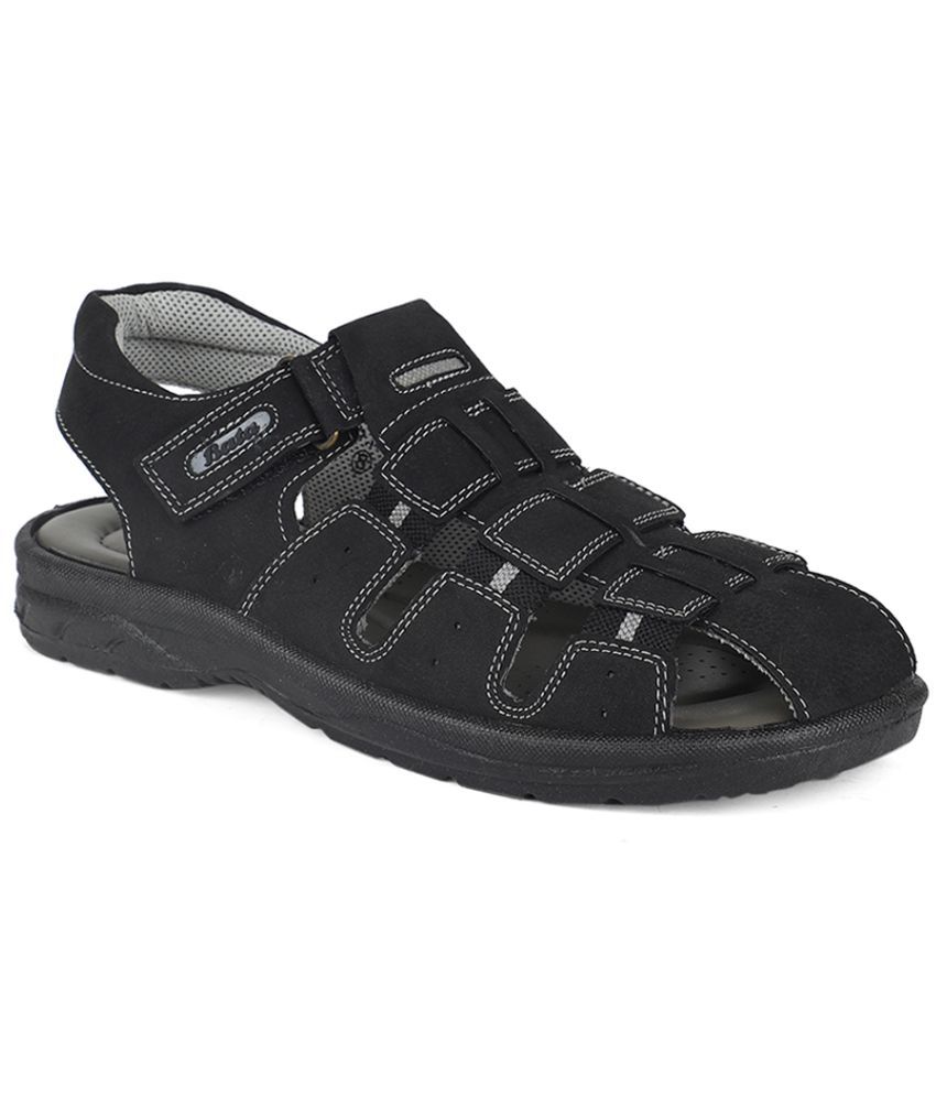    			Bata - Black Men's Sandals