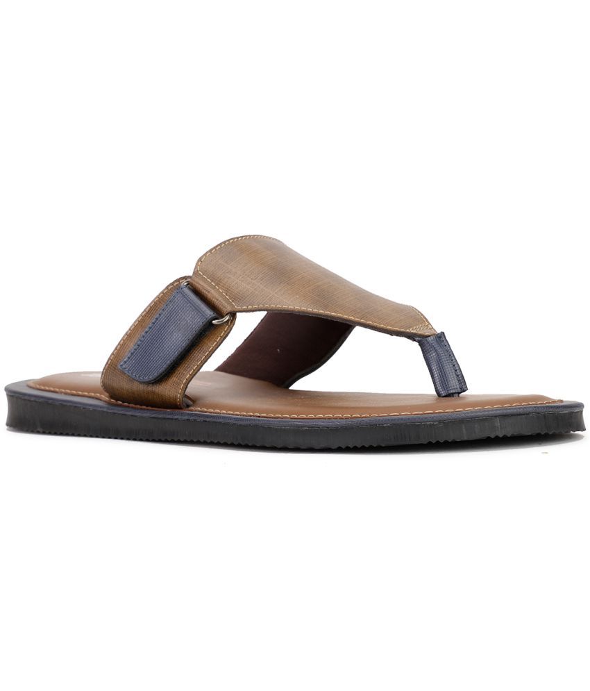     			Bata Brown Men's Thong Flip Flop