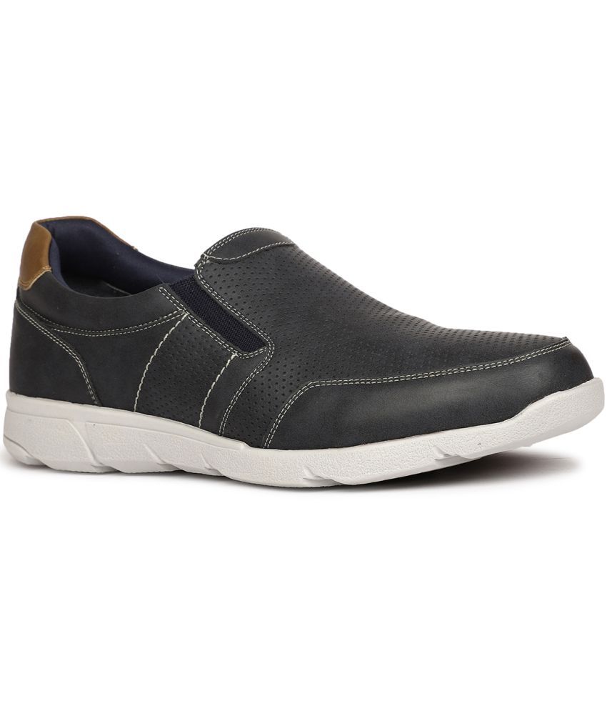     			Bata Navy Men's Slip-on Shoes