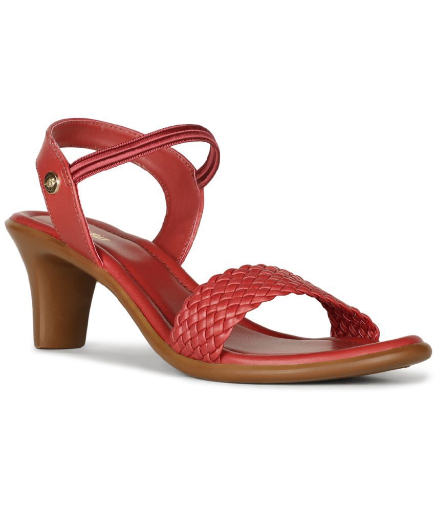     			Bata Red Women's Sandal Heels