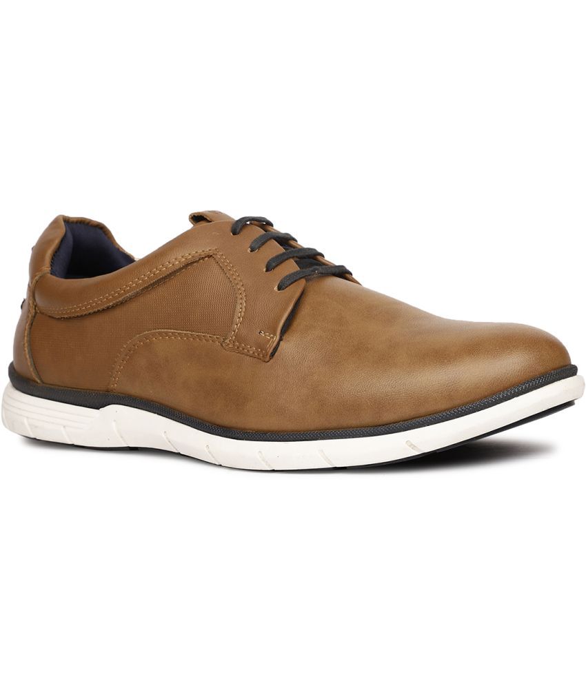     			Bata Tan Men's Derby Formal Shoes