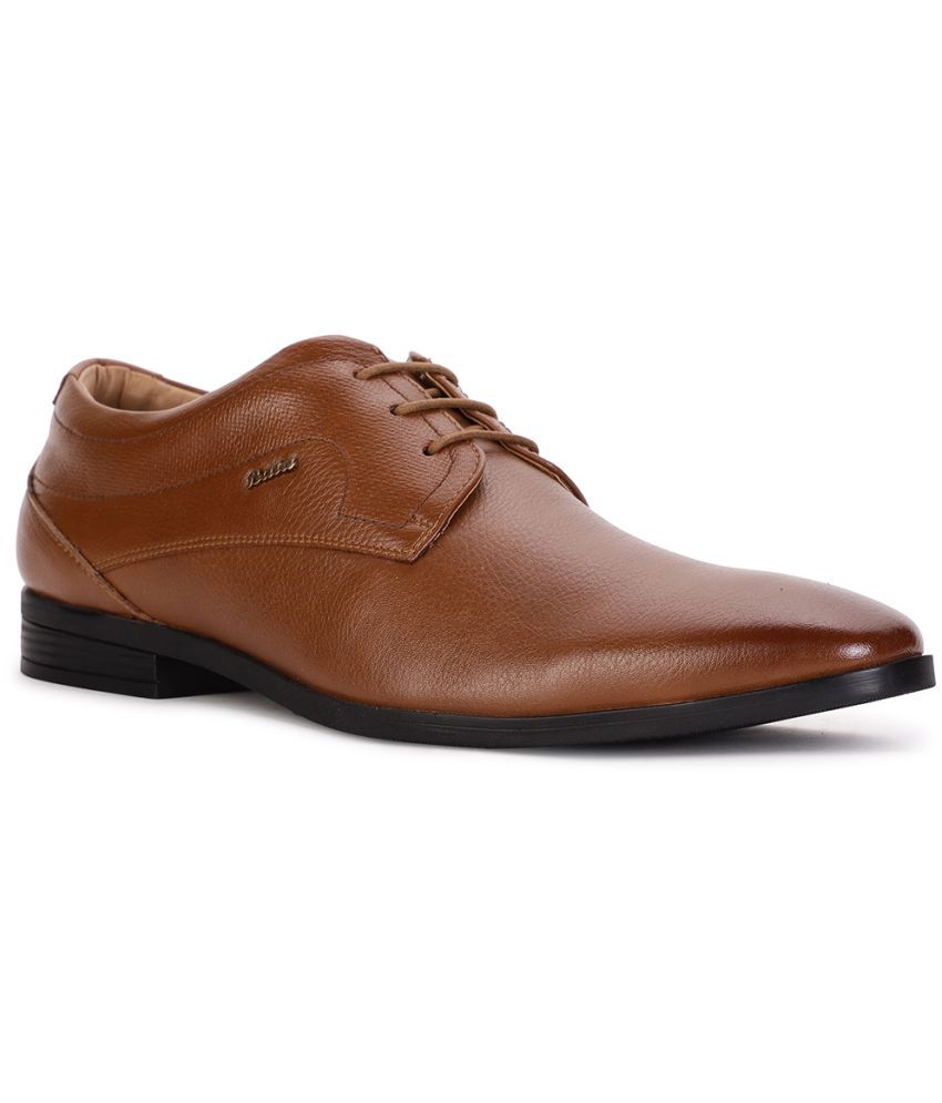     			Bata Tan Men's Derby Formal Shoes