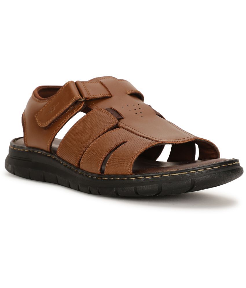     			Bata - Tan Men's Sandals