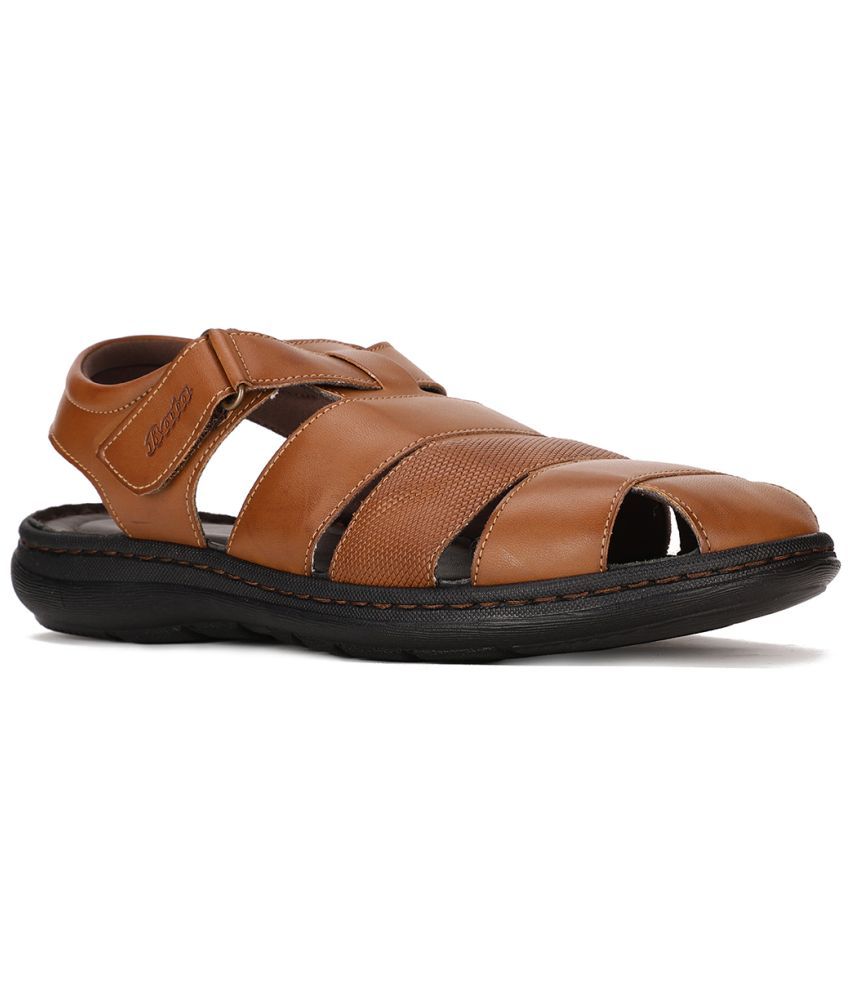     			Bata - Tan Men's Sandals