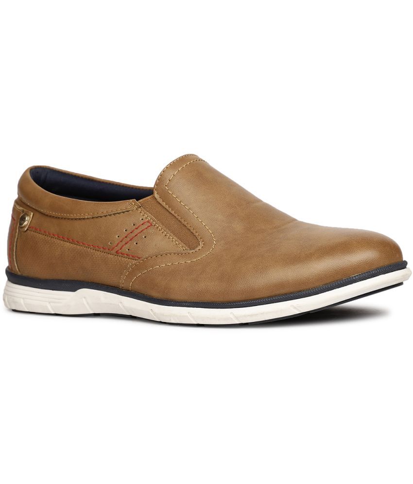     			Bata Tan Men's Slip On Formal Shoes