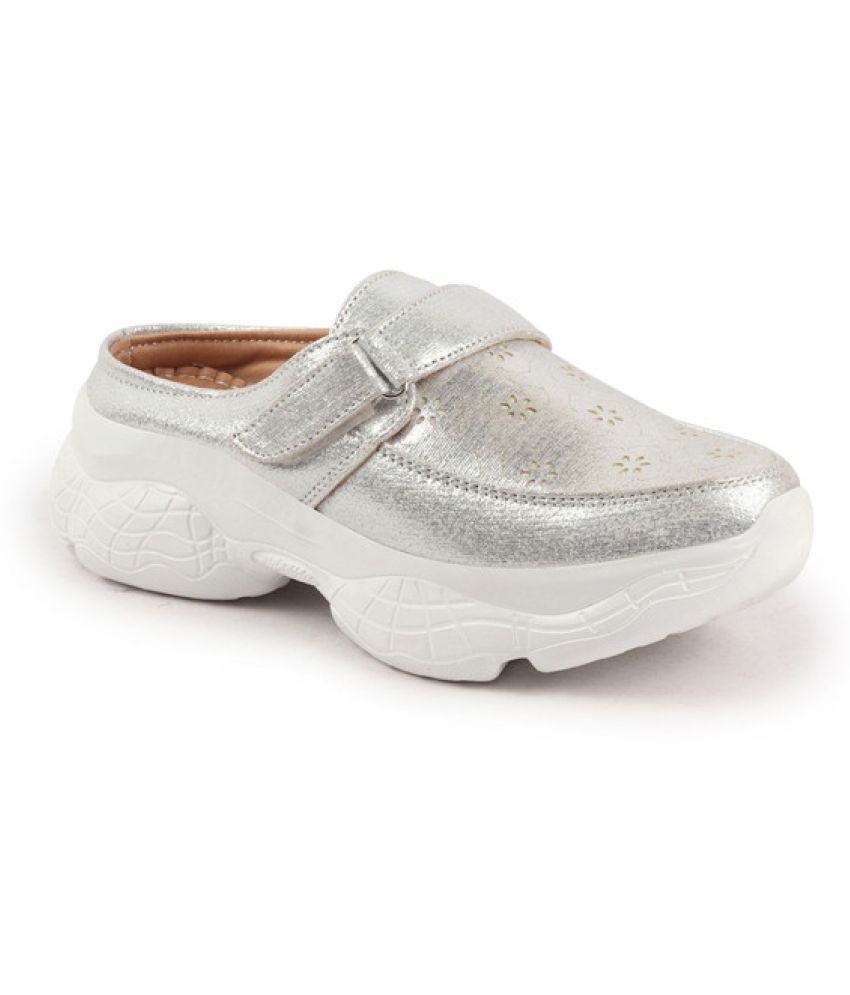     			Fausto Silver Women's Sneakers