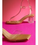 Gnist Beige Women's Sandal Heels