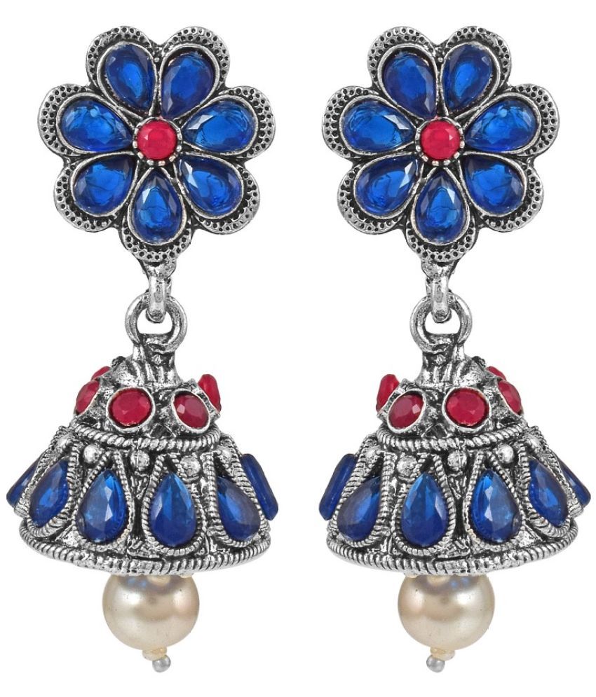     			ADMIER Multi Color Jhumki Earrings ( Pack of 1 )