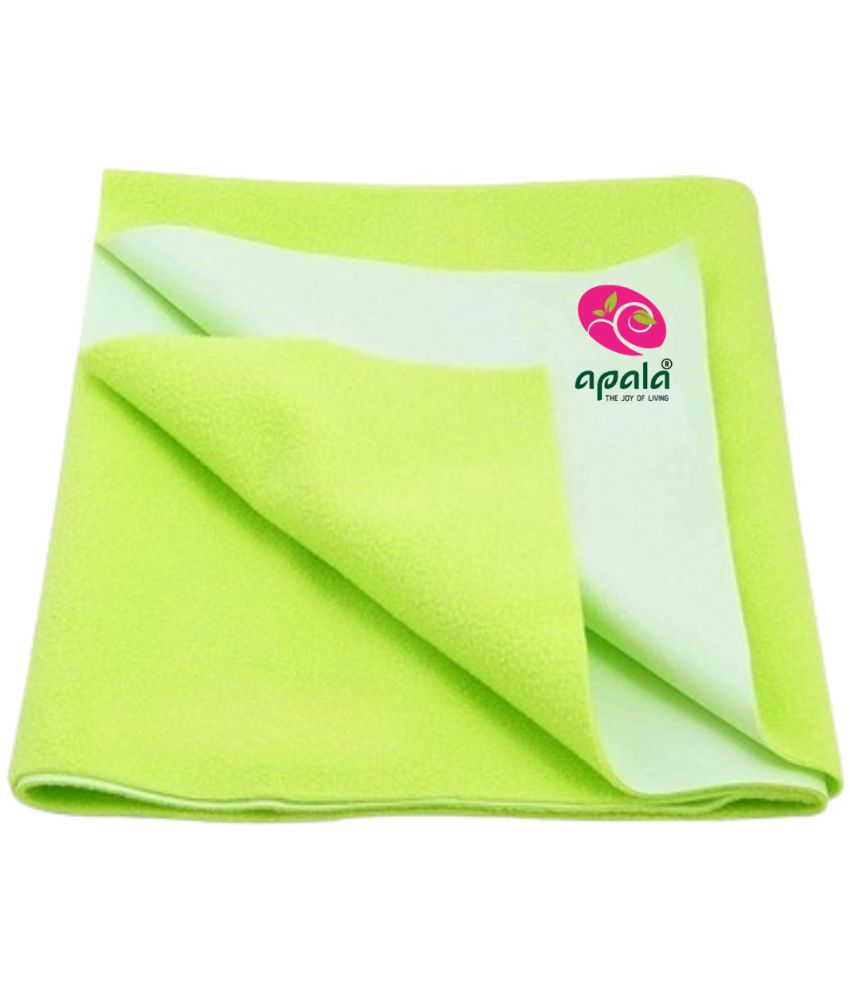     			Apala Green Laminated Bed Protector Sheet ( Pack of 1 )