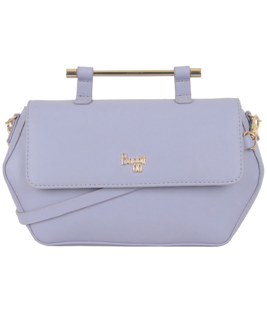     			Baggit Purple PU Sling Bag