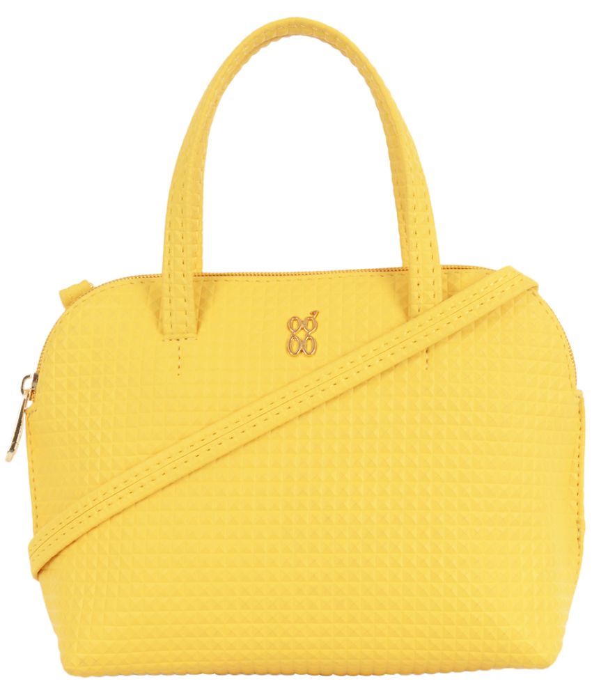     			Baggit Sling Bag Faux Leather Set of 1 ( Yellow )