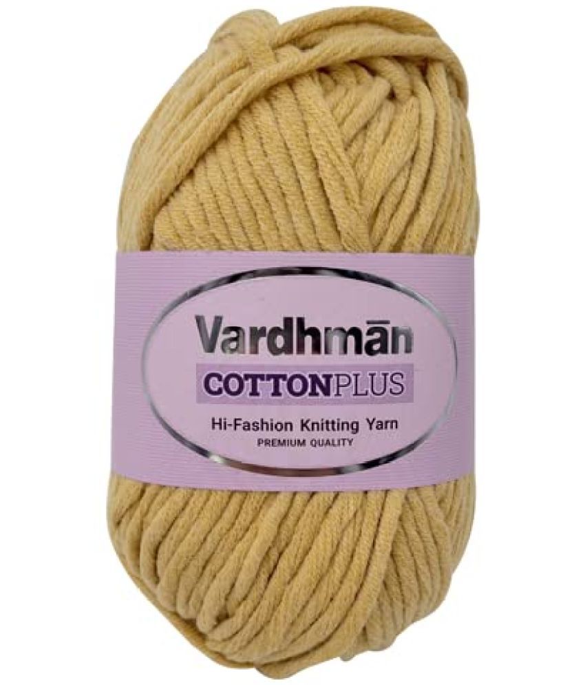     			Cotton Plus Knitting Yarn - Cornsilk (Pack of 5)