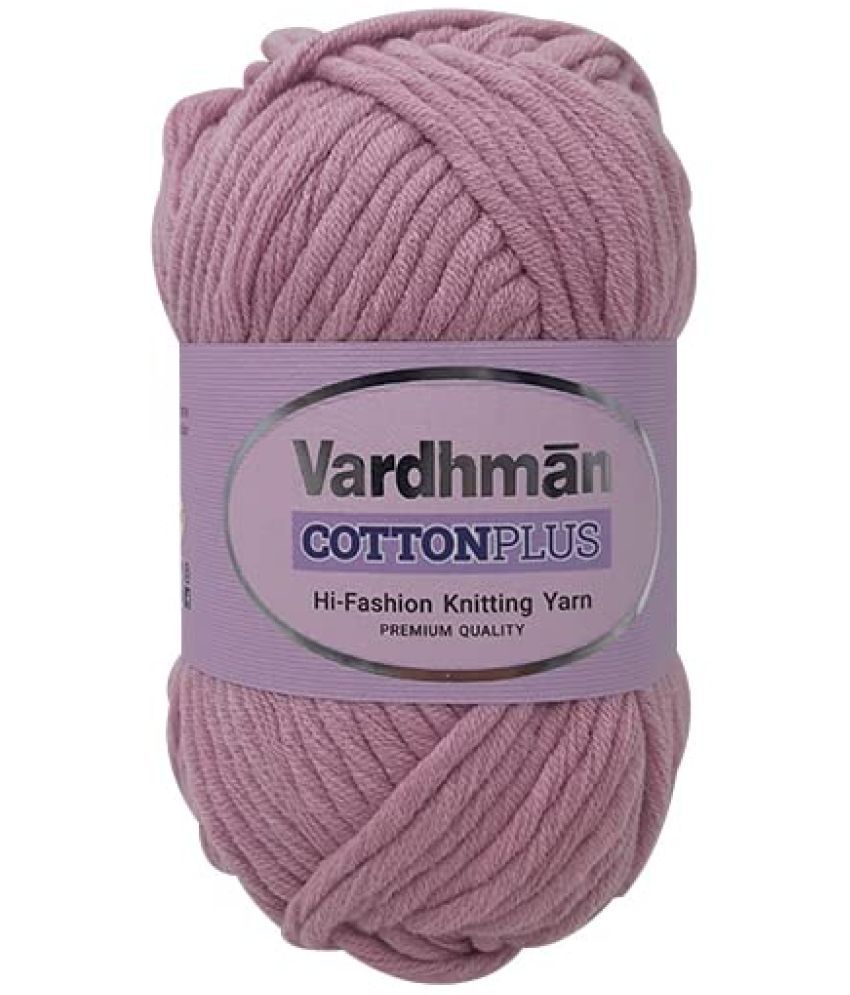     			Cotton Plus Knitting Yarn - Sweet Lilac (Pack of 5)