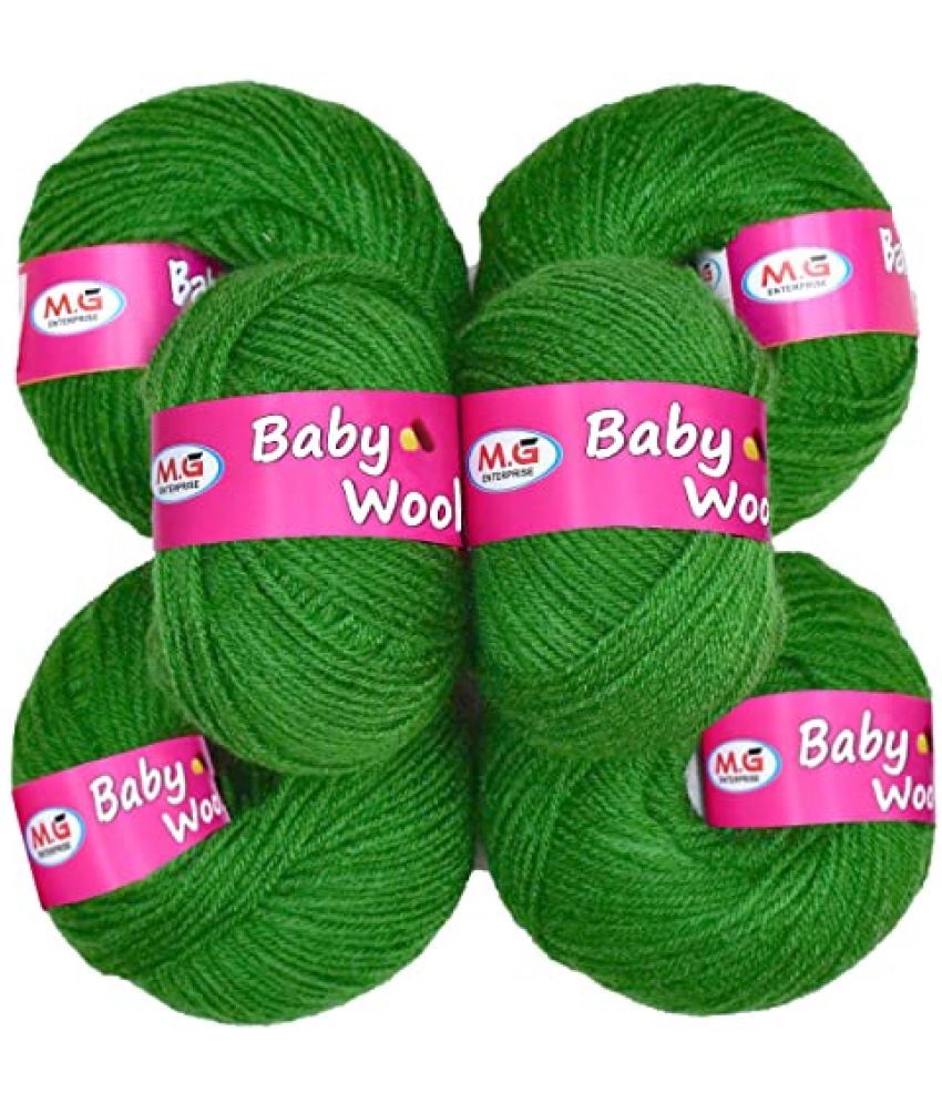     			M.G ENTERPRISE 100% Acrylic Wool Parrot (14 pc) Baby Wool 4 ply Wool Ball Hand Knitting Wool/Art Craft Soft Fingering Crochet Hook Yarn, Needle Knitting Yarn Thread Dyed