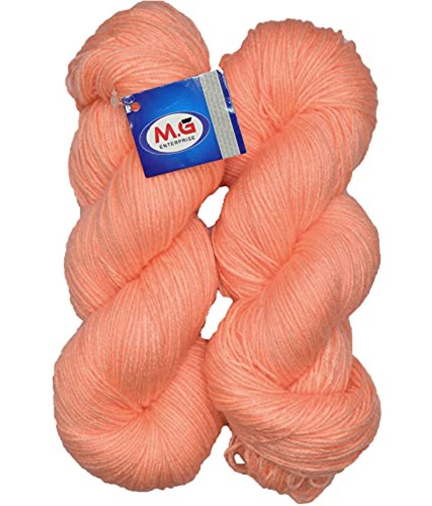     			M.G ENTERPRISE Brilon Baba (200 gm) Wool Hank Hand Knitting Wool/Art Craft Soft Fingering Crochet Hook Yarn, Needle Knitting Yarn Thread Dyed