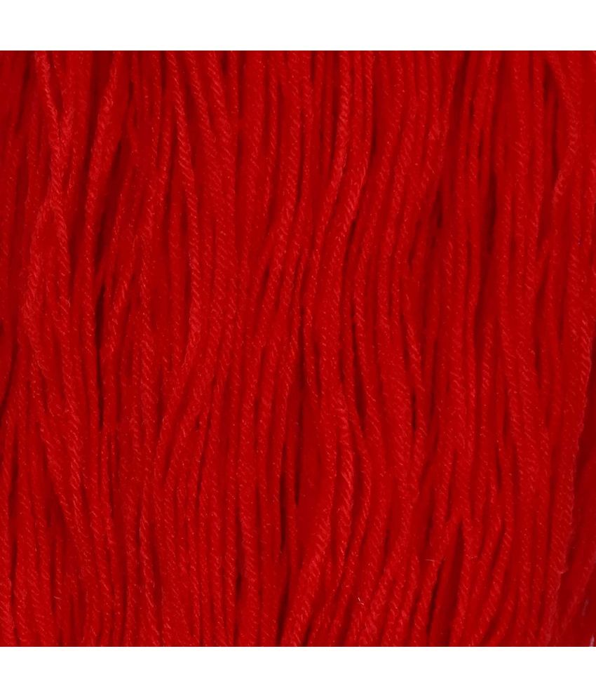     			M.G ENTERPRISE Brilon Red (500 gm) Wool Hank Hand Knitting Wool/Art Craft Soft Fingering Crochet Hook Yarn, Needle Knitting Yarn Thread Dyed BJA