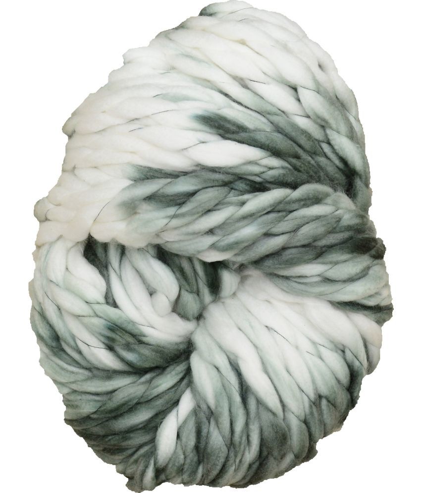     			M.G ENTERPRISE Jumbo Art Craft Super Chunky Finger Knitting Yarn and Arm Wool; 450 g; Grey
