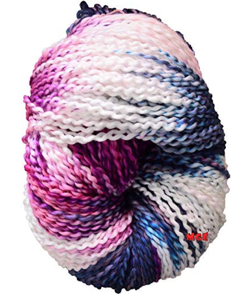     			M.G ENTERPRISE Knitting Yarn Thick Chunky Wool, Sumo Magenta 200 GMS Best Used with Knitting Needles-Art-HCA