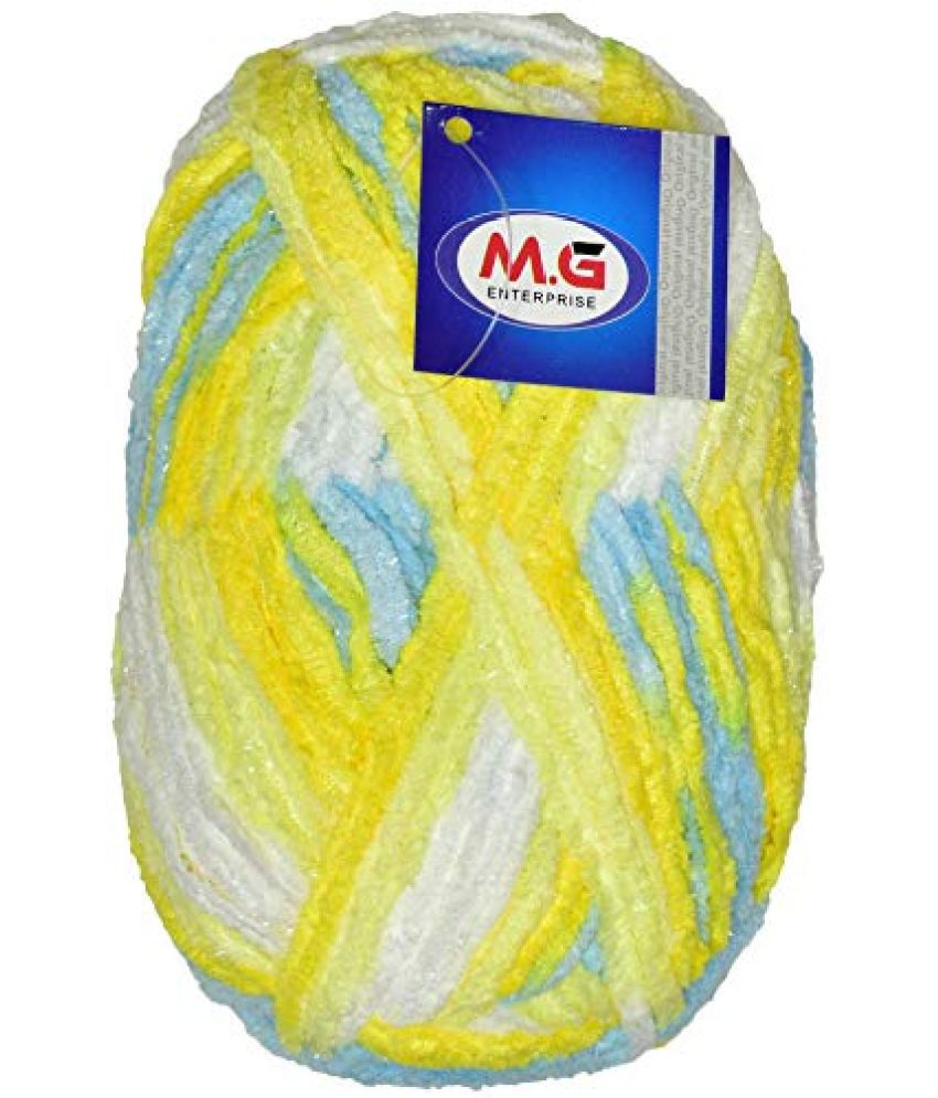     			M.G ENTERPRISE Knitting Yarn Thick Chunky Wool, Softy Daffodil 600 gm Best Used with Knitting Needles, Crochet Needles Wool Yarn for Knitting