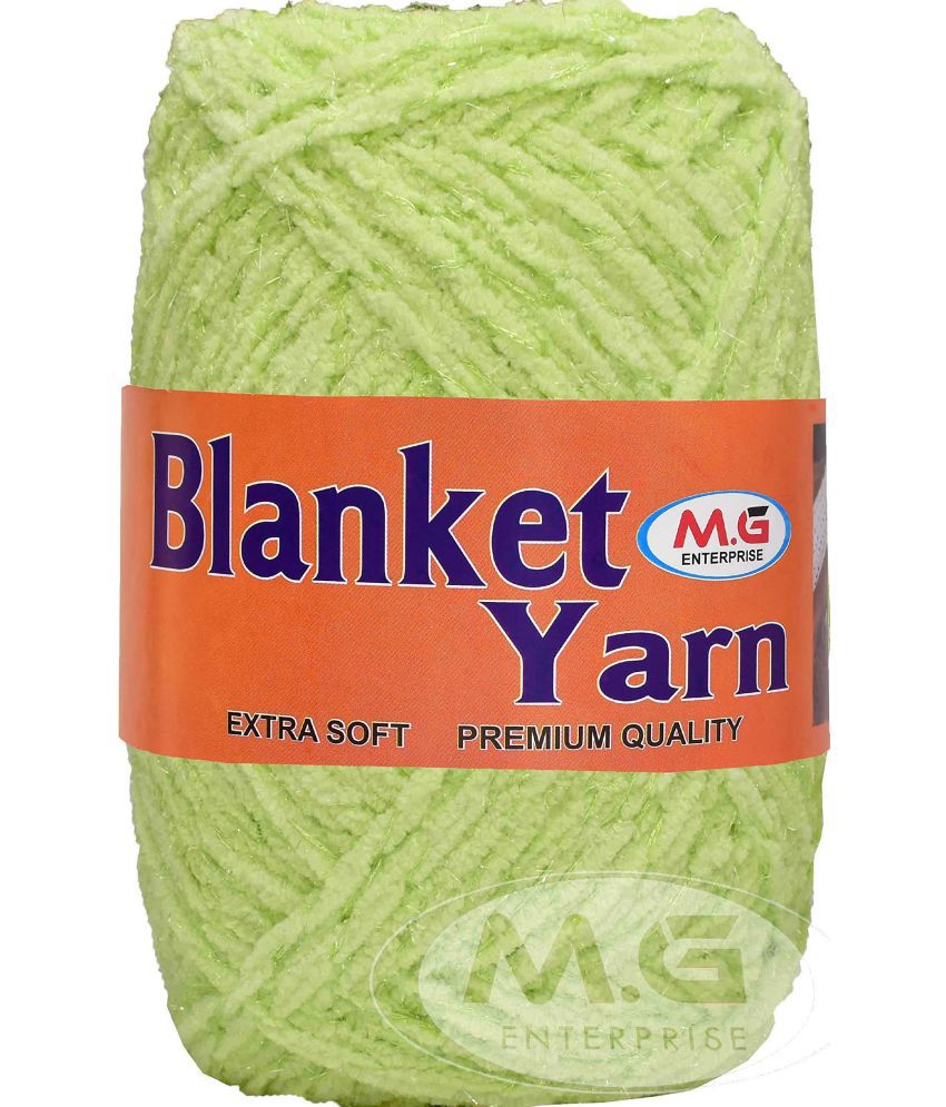     			M.G ENTERPRISE Knitting Yarn Thick Chunky Wool, Blanket Grape Green WL 600 gm Best Used with Knitting Needles, Crochet Needles Wool Yarn for Knitting
