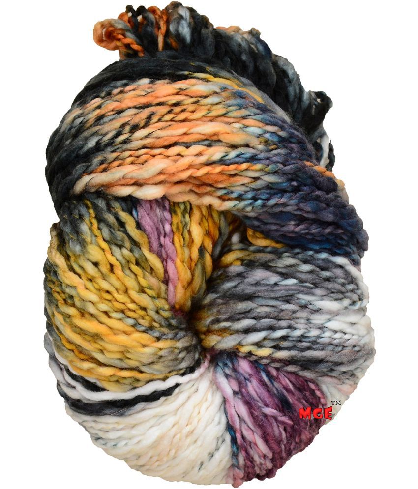     			M.G ENTERPRISE Needle Sumo Rusty Wool Hand Knitting/Art Craft Soft Fingering Crochet Hook Yarn, Thick Chunky (300 g)
