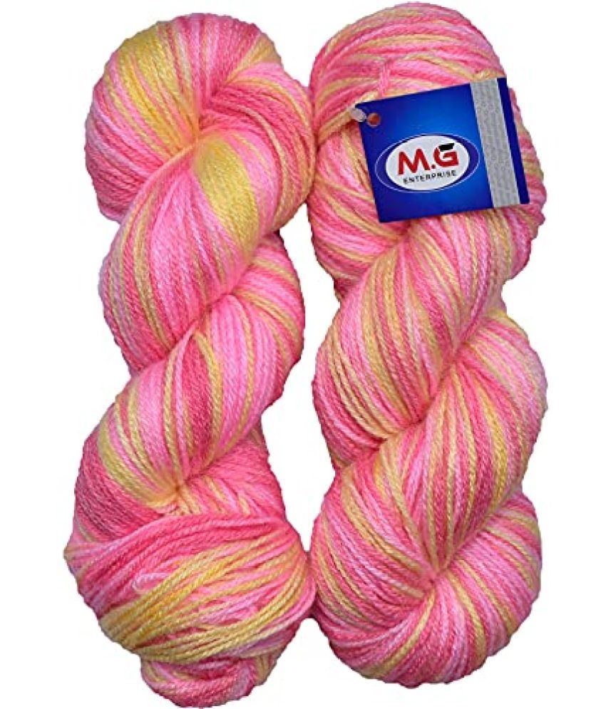     			M.G ENTERPRISE Os wal Microrangoli Knitting Yarn Wool, New Orange 500 gm Woolen Crochet Yarn Thread. Best Used with Knitting Needles, Crochet Needles. M.G ENTERPRISE Wool Yarn for Knitting. Best Woolen Thread.