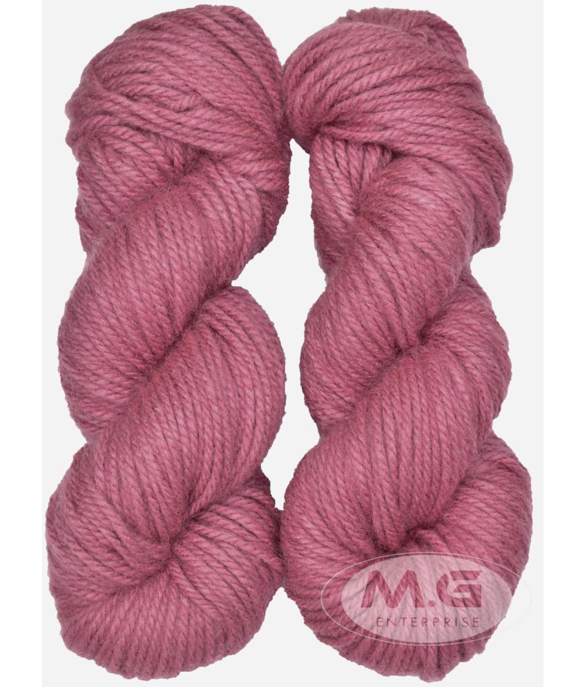     			M.G ENTERPRISE Os wal Knitting Yarn Thick Chunky Wool, Varsha Deep Salmon 500 gm Best Used with Knitting Needles, Crochet Needles Wool Yarn for Knitting Os walM