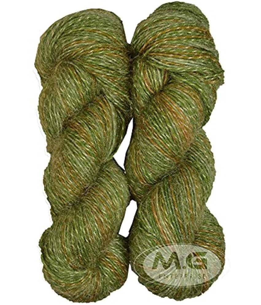     			M.G ENTERPRISE Os wal Knitting Yarn Arman Wool, Soft Fancy Wool Mehndi 200 gm Best Used with Knitting Needles, Soft Fancy Wool Crochet NeedlesWool Yarn for Knitting Os wal A