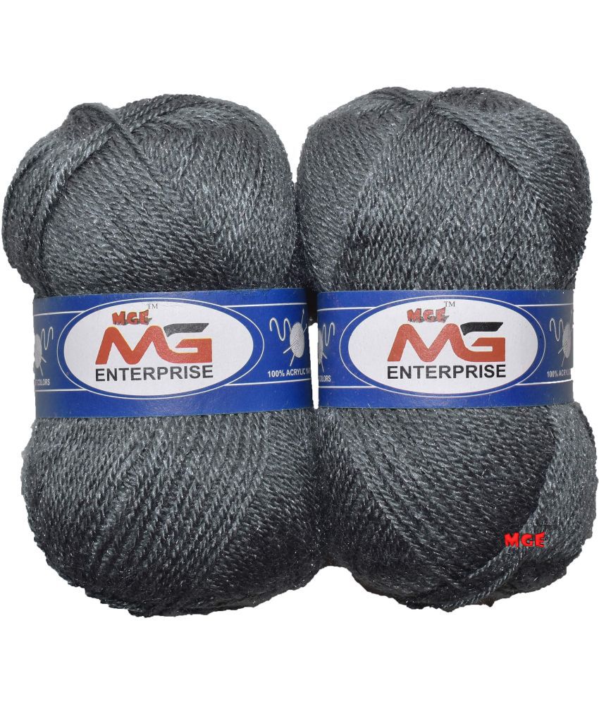     			M.G Enterprise Knitting Yarn Wool, Grey 200 gm Best Used with Knitting Needles, Crochet Needles Wool Yarn for Knitting