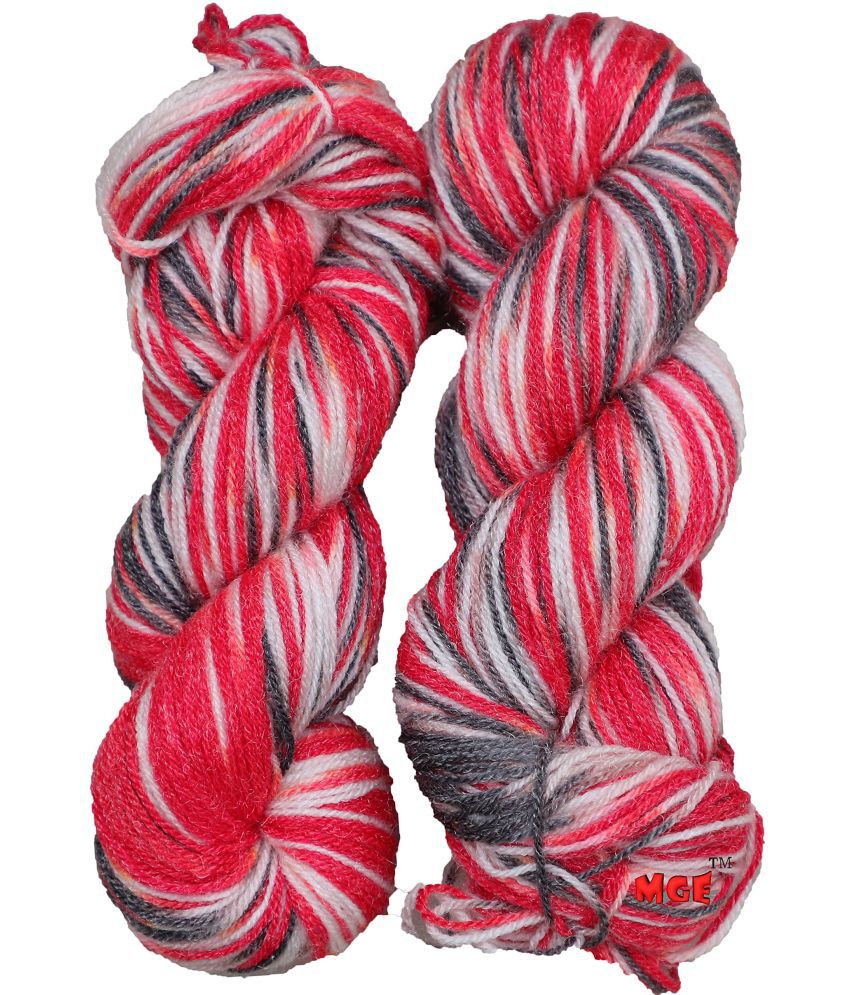     			M.G EnterpriseBerry Red New (400 gm) Knitting Yarn Wool, Crochet Yarn Thread. Best Used with Knitting Needles, Crochet Needles. Wool Yarn for Knitting.
