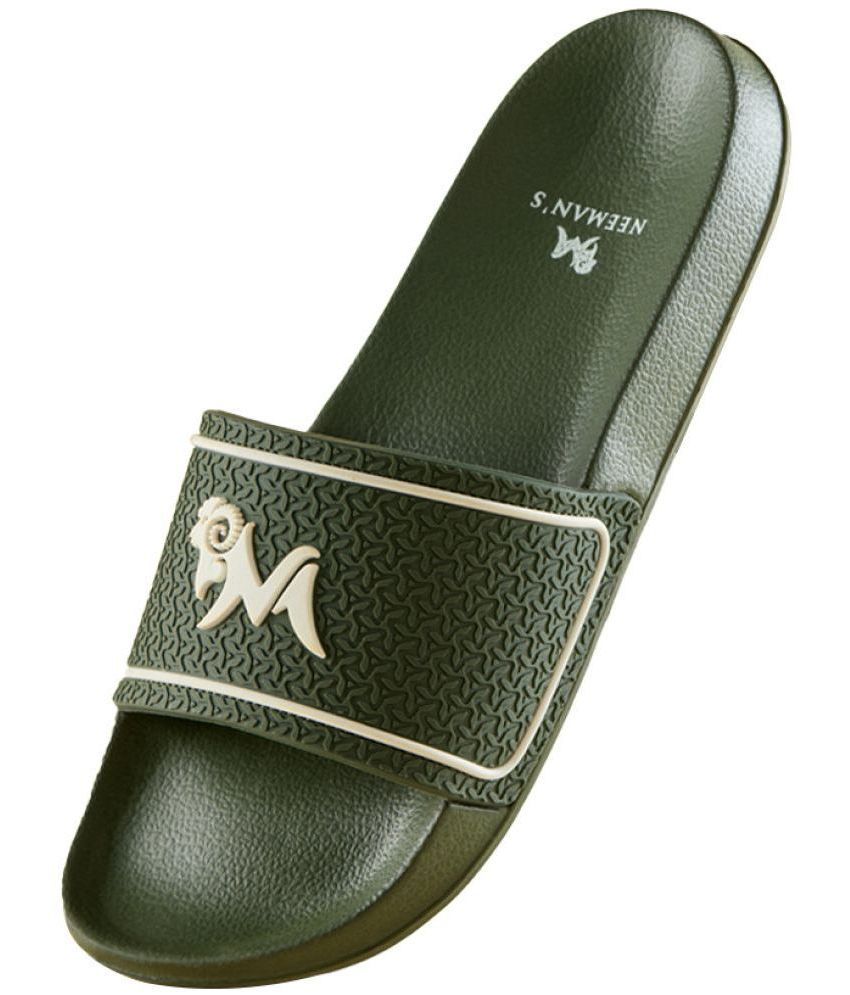     			Neemans Olive Women's Slide