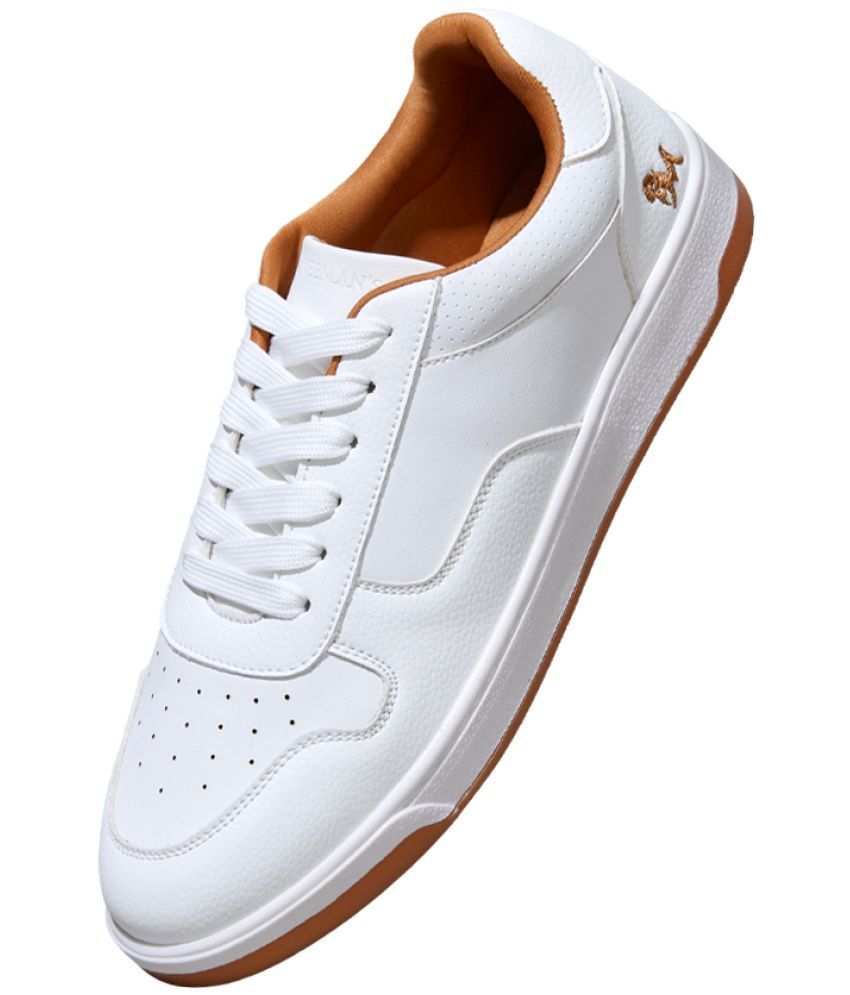     			Neemans The Hipster White Men's Sneakers