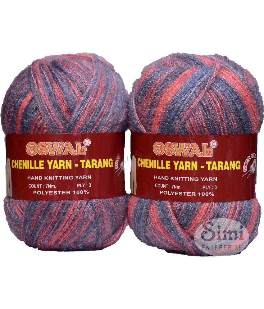     			Oswal 3 Ply Knitting Yarn Wool, Multi Baba 500 gm Best Used with Knitting Needles, Crochet Needles Wool Yarn for Knitting. by Oswal