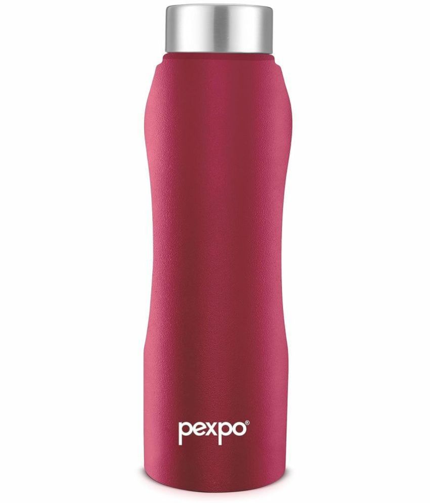     			Pexpo Stainless Steel Bistro Red Water Bottle 1000 ml mL ( Set of 1 )