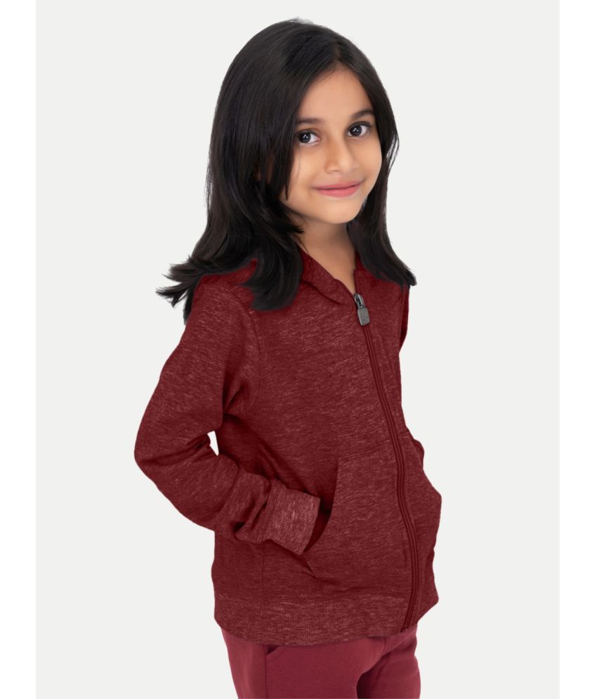     			Radprix Maroon Cotton Blend Girl's Light Weight Jacket ( Pack of 1 )