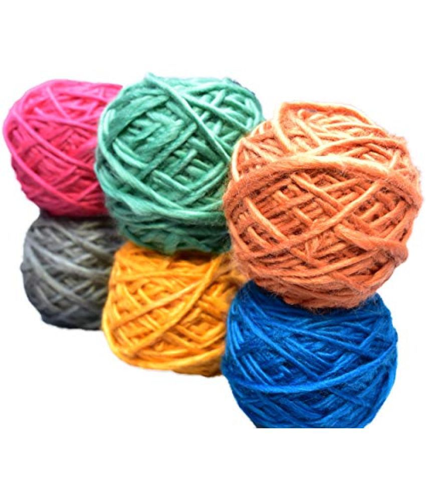     			Vardhman 100% Acrylic Wool White (16 pc) Baby Soft Wool Ball Hand Knitting Wool/Art Craft Soft Fingering Crochet Hook Yarn, Needle Knitting Yarn Thread Dyed