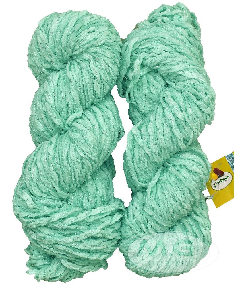     			Vardhman Knitting Yarn Puffy Thick Chunky Wool, Sea Green 300 gm Best Used with Knitting Needles, Crochet Needles Wool Yarn for Knitting. by Vardhman