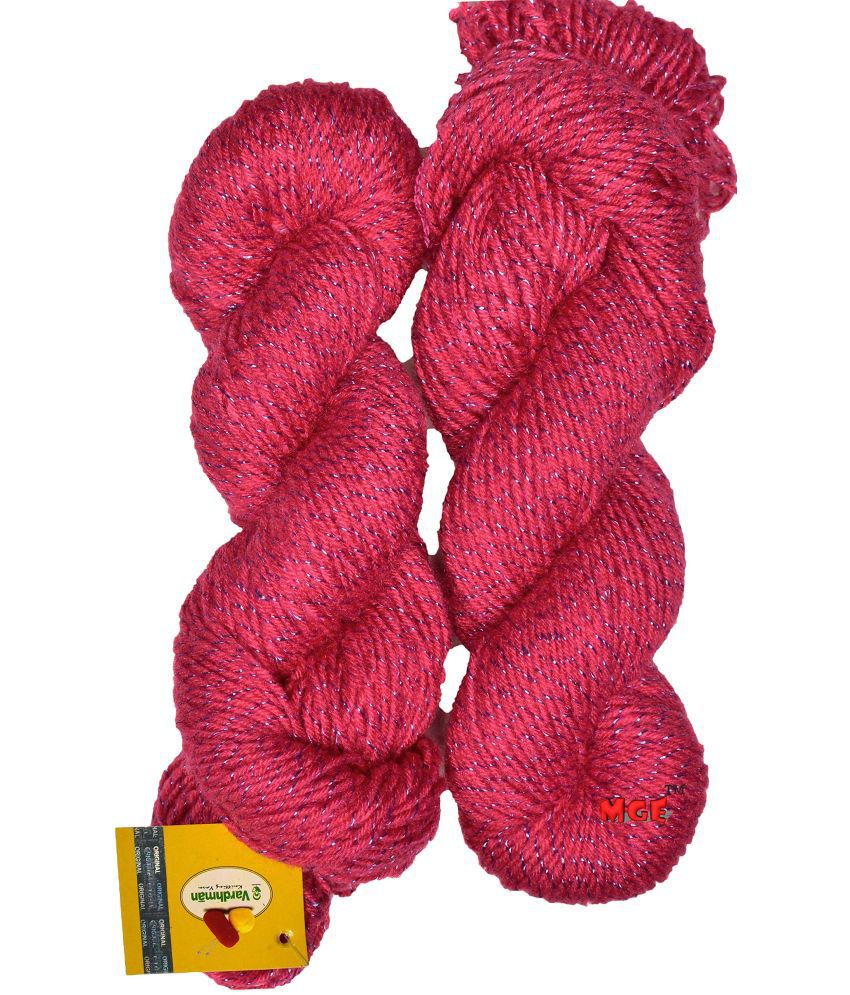     			Vardhman Knitting Yarn Wool SL Magenta 400 gm Best Used with Knitting Needles, Crochet Needles Wool Yarn for Knitting. by Vardhman