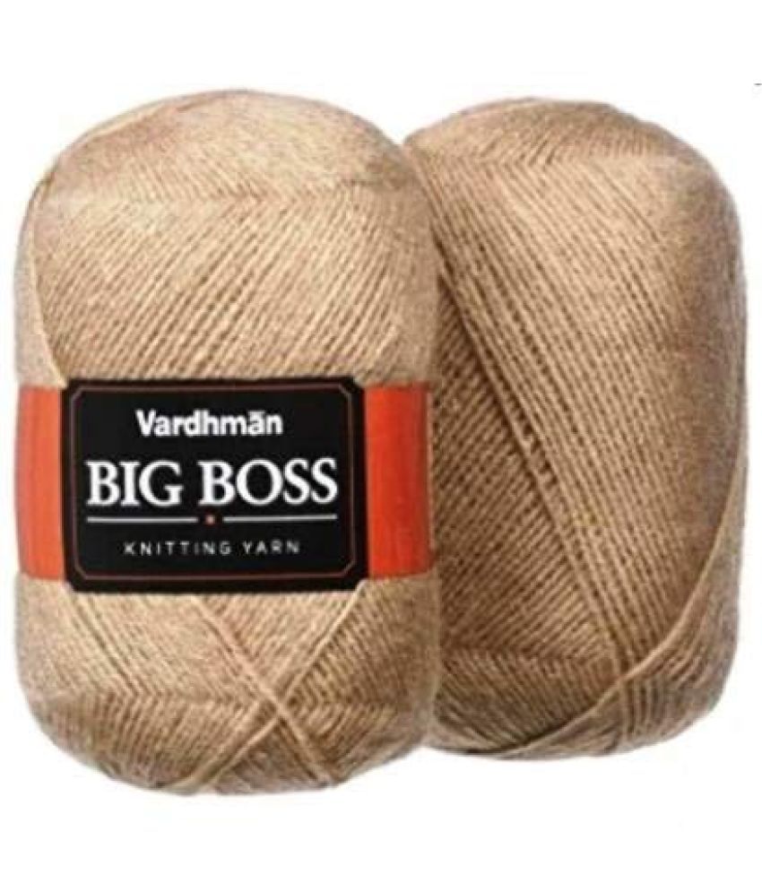     			Vardhman Original Big Boss Khaki Wool