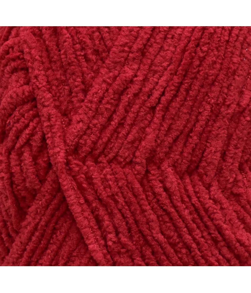     			Vardhman Thick Chunky Wool, Elegance Deep Red WL 400 gm Best Used with Knitting Needles, Crochet Needles Wool Yarn for Knitting. FAA
