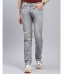 Monte Carlo Slim Fit Washed Men's Jeans - Grey ( Pack of 1 )